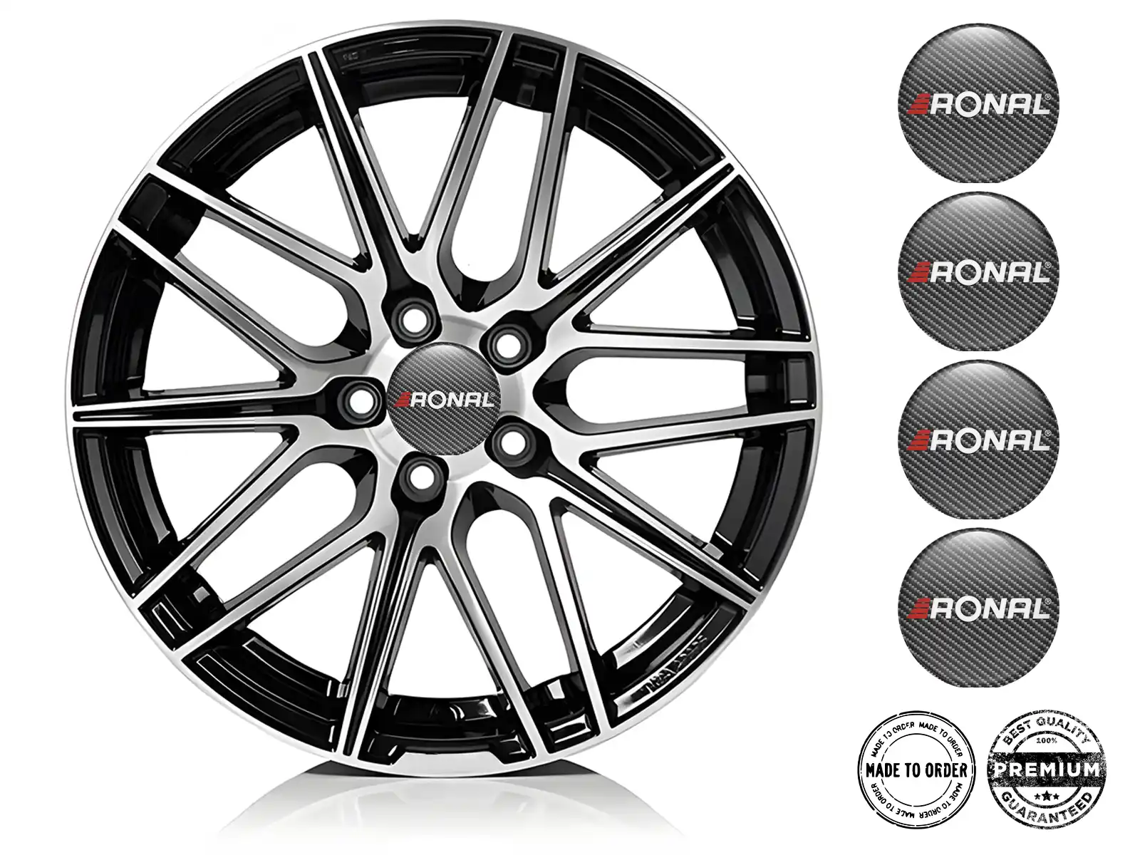 Ronal Gewölbte Aufkleber Edition Individuelle Felgenaufkleber